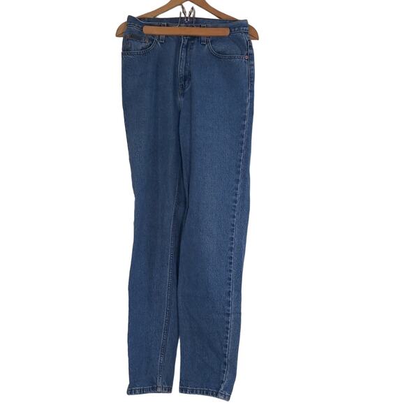 Vintage 90s Calvin Klein high rise tapered leg jean BDXJ114 - Picture 1 of 4